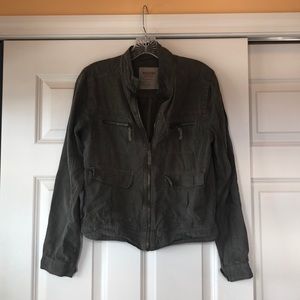 Olive Green Cargo Jacket